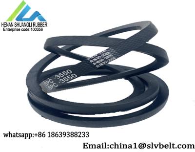 China Type Spc Top Width 22mm Depth 18mm Triangle V Belt for sale
