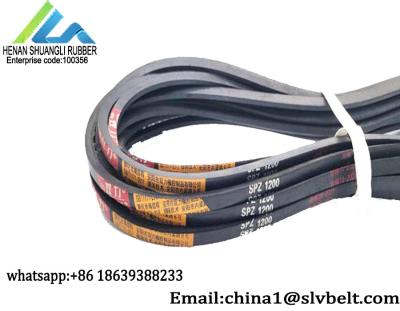 China Type SPZ Top Width 10mm Depth 8mm Triangle V Belt for sale