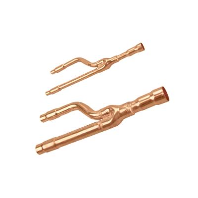 China 0.7mm 1.5mm TP2 Air Conditioning Copper Pipe Joints  ISO9001 for sale