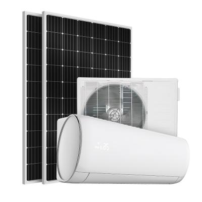 China Hybrid Ac Dc Solar Powered Air Conditioner Split Unit Ac System 60HZ for sale