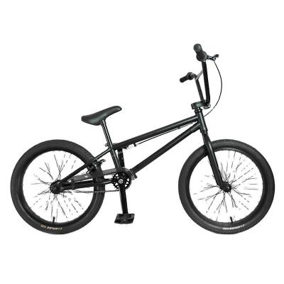 China Steel Frame BMX Bikes 20 Inch Freestyle Black Chromoly for sale