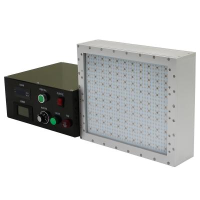 China AC220V 800W LED Ultraviolet Curing System Quartz Lens For led uv ink drying system for sale