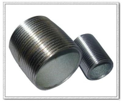 China 1/2-8 galvanized seamless steel close nipples, for sale