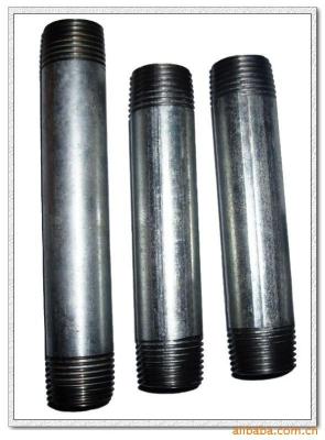 China Hot dip galvanized carbon steel pipe nipples for sale