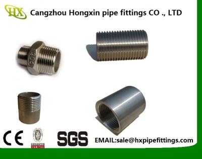 China Stainless steel seamless Hexagon pipe Nipples for sale