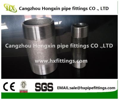 China 1/4-8  ASTM A106 Gr.B Steel pipe nipple, ASME B36.10, NPT Thread End for sale