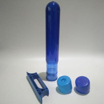 China Good Price 700 Gram 750 G 55Mm Bottle Neck Blue Plastic PET 5 Gallon Jar Preform / 19 Liter 20 Litre 5 Gallon PET Bottle for sale
