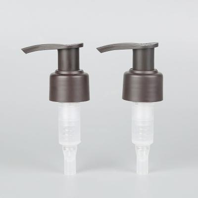 China 28/410 Non-spill Liquid Soap Dispenser Shampoo Bottle Sprayer Plastic Left Right Lock Lotion Pump for sale