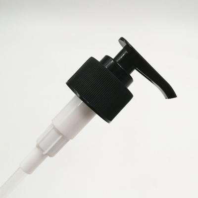 China 24/410 Hand Sanitizer Pump Dispenser Pump, NO leaking PP white Lotion Pump with Clip en venta