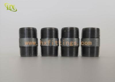 China Carbon steel hydraulic long nipples BSP NPT male thread galvanized steel  fittings male pipe nipple for sale