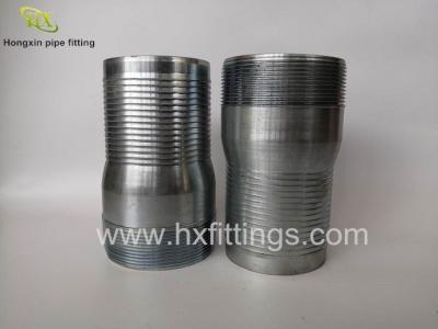 China King nipples with NPT BSP thread hose king combination nipples galvanized KC nipples for sale