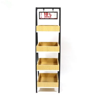 China Cosmetic Mask Display Rack Display Jewelry Iron Wood Hand Department Store Superior Shelf for sale