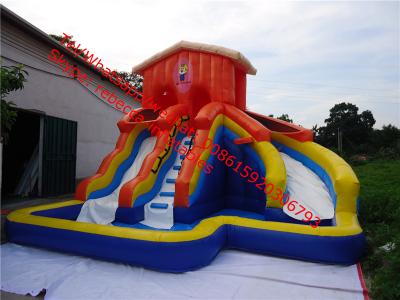 China nflatable Wate Games  Inflatable Water Toys   CE Kids Indoor / Outdoor Inflatable Water Slides Toys With PVC Tarpaul for sale