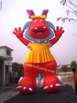 China inflatable monster model carton character for sale