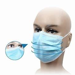 Chine Le tissu enflé de fonte preuve jetable de la poussière de protection sanitaire de masque protecteur de 3 plis, éclaboussement de salive a fermé à vendre