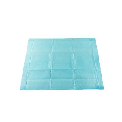 China 1200ml Disposable Pee Pads Nonwoven Blue Ribbon Puppy Pads S 33x45cm for sale