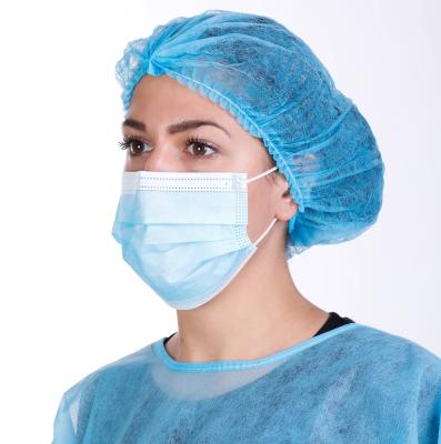 China Elastic Earloop disposable non woven face mask Dust Mask  Disposable Mask for sale