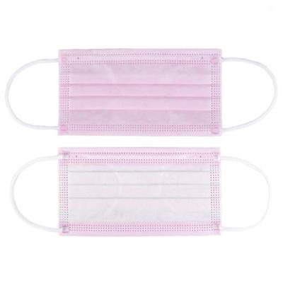 China Non Sterile  Earloop Mask Pediatric Disposable Face Mask 14.5x9cm For Kids for sale