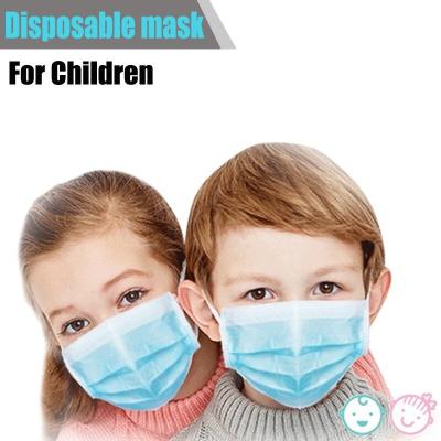 China Kids Disposable Face Mask 3 Ply Cute Cartoon Non Woven Fabric Mask for sale