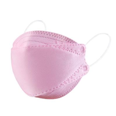 China pink  KF94 Face Mask 4 Ply Prevent Flu Hypoallergenic Skin Friendly for sale