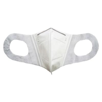 China Flat 3D Protective Face Mask Respirator Dustproof Face Mask Fold Vertical for sale