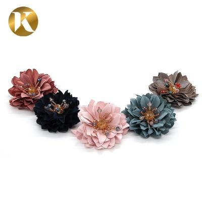China Decoration Handmade Shoe Lace Flowers Europe And America Style for sale