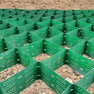 China Driveway Gravel Grid Geocell 50mm Height for Slope Embankments and Retaining Walls for sale