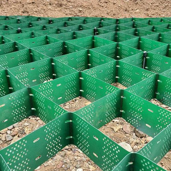 Quality Driveway Gravel Grid Geocell 50mm Height for Slope Embankments and Retaining Walls for sale