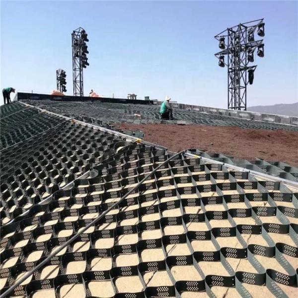 Quality Geocell Gravel Stabilizer Paving Grid for Road Stabilization at 445mm Welding for sale