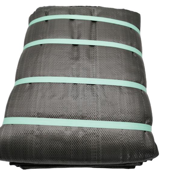 Quality Design Style Green Line Black Plastic PP Woven Geotextile Anti Weed Mat for for sale
