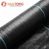 Quality High Tensile Strength 5oz Black PP Woven Fabric Geotextile for Road Construction for sale