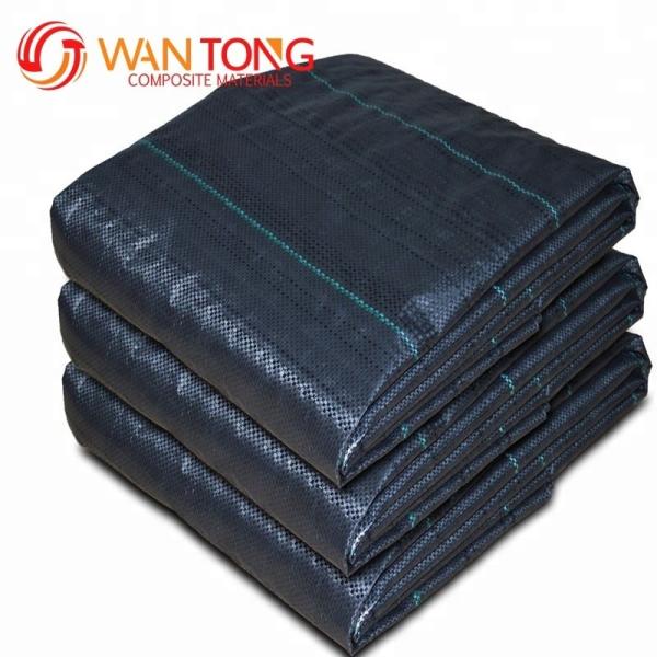 Quality High Tensile Strength 5oz Black PP Woven Fabric Geotextile for Road Construction for sale