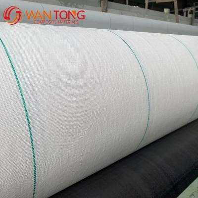 中国 高張力 130g/sqm PP 織物 地質繊維 ランドスケープ 布 雑草 障壁 販売のため