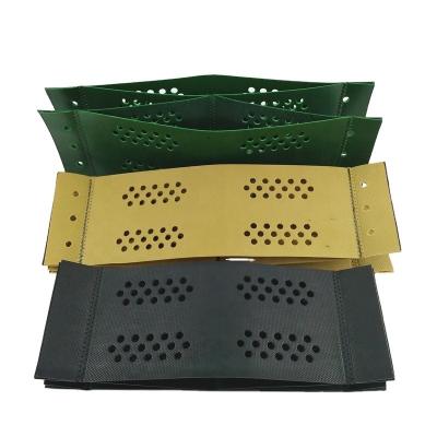 China Traditional Design Textured and Perforated HDPE Plastic Geocell for Road Construction for sale