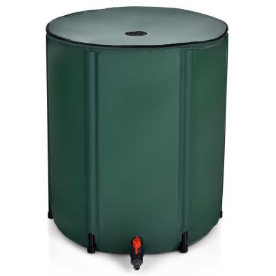 China Extra Stable Rainwater Collector 100 Gal Portable Water Storage for Garden Irrigation for sale