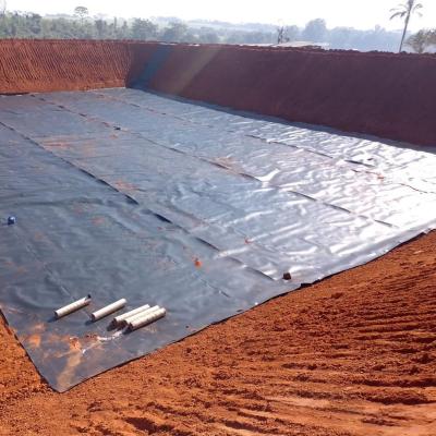 China 100% Virgin HDPE LLDPE Geomembrane Liner for Aquaculture Fish Farm in 0.5mm Thickness for sale