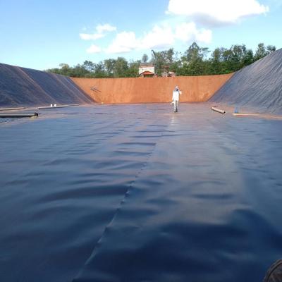 China 0.5mm Thickness HDPE Geomembrane for Farmhouse Fish Pond and Landfill Application for sale
