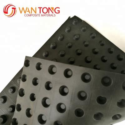 China Other Earthwork Products 12mm Dimple Height Drain Cell Drainage Board for Roof Garden for sale