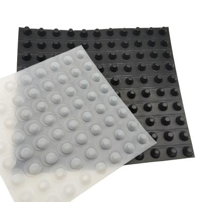 China HDPE PP Virgin Recycle High Strength 10mm Dimple Height Drainage Board for Tunnel/Subway for sale