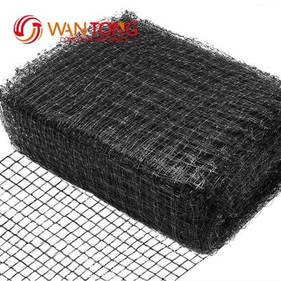 China 7*100 pies de material PP extrudido de malla antimoles red negra de plástico para la agricultura en venta
