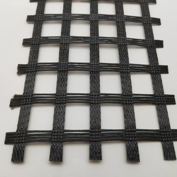 Quality 50/50kn Fiberglass Geogrid Composite Nonwoven Geotextile for Reinforcement for sale