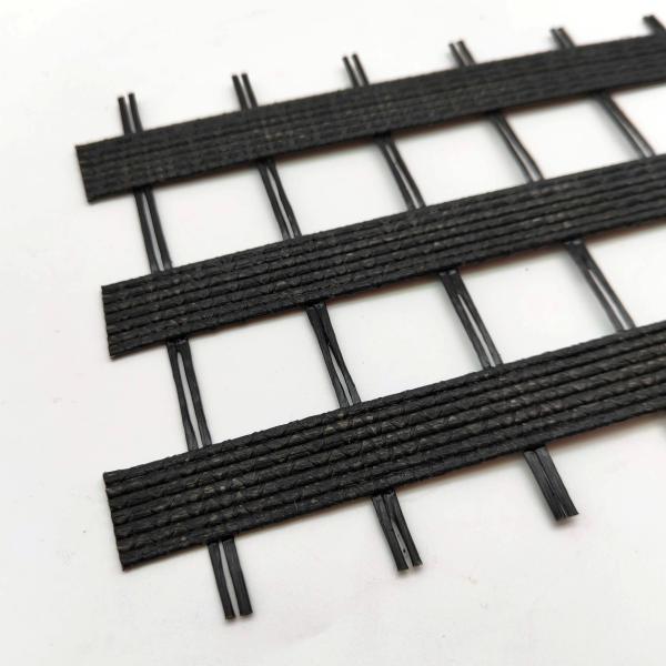 Quality Yellow 50kn/80kn/100kn Biaxial Fiberglass Geogrid for Roadbeds and Slope for sale