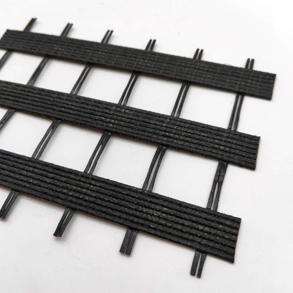 Quality Roadbed solidification biaxial polyester 80-80 PET Geogrid for Chinese Design Style for sale