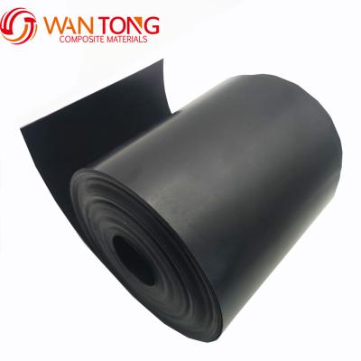 China Liner de geomembrana de HDPE negro 1 mm para estanques agrícolas Impermeable 0,5 mm 0,75 mm 1,5 mm en venta