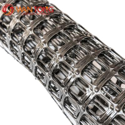 China Durable 20kn-20kn Plastic PP Biaxial Geogrid for Soil Stabilization/Reinforced Road Slope Stabilization for sale