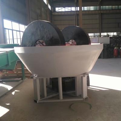 China Energy Saving High Recovery Pan Wet Mill For Gold Roller Machine for sale