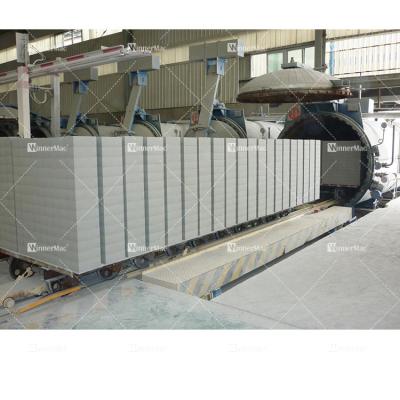 China Construction Works AAC Block Making Machine Light Weight Brick Production Line for sale