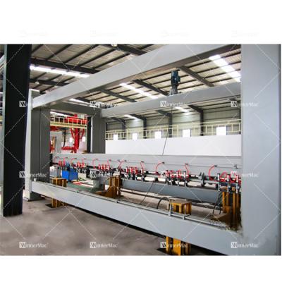 China Construction Works AAC Block Making Machine 400*100*375mm Panel Production Line for sale