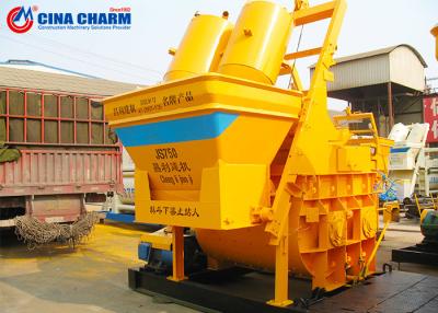 China Twin Shaft Concrete Mixer JS750 lowes cement mixer of 0.75m3 eletric motor concrete mixer with the hoist for sale