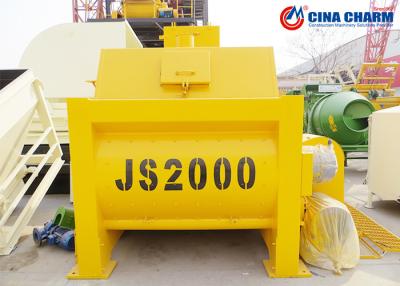 China Ready Mixed Mobile Concrete Mixer Machine Js Series 1.5 - 4.1m Adjustable Discharge Height for sale